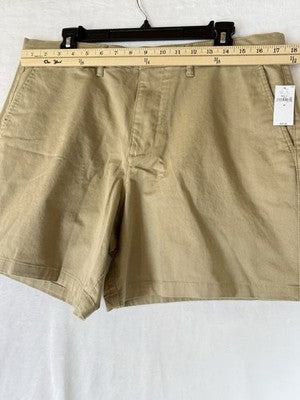 Gap 6” Vintage Shorts 34 Mens Beige Tan Iconic Khaki Cotton Blend New NWT