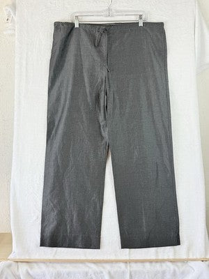 Dosa Womens Clothing Size 4 Top Pants Set Linen Cotton Gray Art To Wear