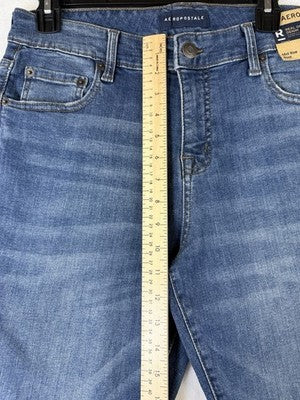 Aeropostale Jeans Women 14 Short Mid Rise Boot Cut Blue New NWT