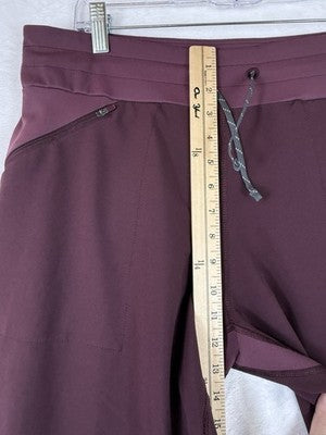 Columbia Savanna Hill Hybrid Joggers Large Womens Pants Burgundy Red