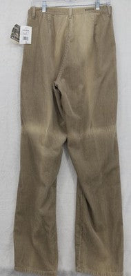 Woolrich Womens Corduroy Pants 10 Beige Tan High Waisted New NWT *FlawRead