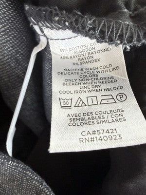 Ann Taylor Loft The Sutton Skinny Pants 8 Gray Womens Dress Pants