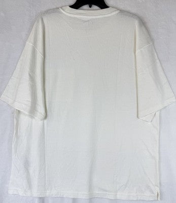 Gap Heavyweight Relaxed Pocket T Shirt Large Mens Ivory Short Sleeve Tee New NWT