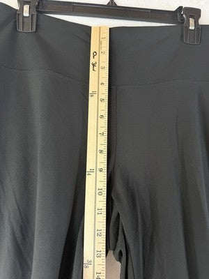 J Jill Wearever Pants Medium Black Smooth Fit Slim Leg Knit Womens Pull On