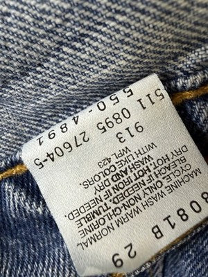 Vintage Levis Jeans 550 29x28 Made In USA Blue Denim Y2K 1995 90s Levi’s