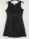 Charlotte Russe Dress Small Black Knit Sleeveless Short Bodycon Womens