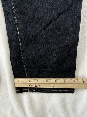 American Eagle Artist Crop Jeans 6 Womens Dark Blue