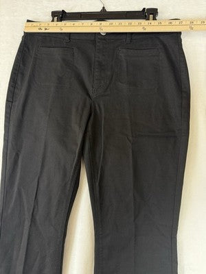Susan Graver Jeans 14 Black Bootcut Stretch Denim Womens