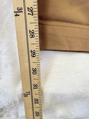 LL Bean Comfort Stretch Chino Pants 40x29  Mens Brown New *FlawRead