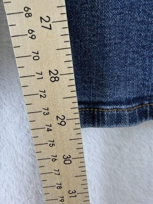 Aeropostale Mid Rise Boot Jeans Womens 8 Short Blue Denim 8S