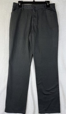 Lee Pants 10 Medium Women Relaxed Fit Straight Leg Mid Rise Gray Effortless