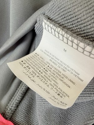 Old Navy Hoodie Men Medium Activewear Gray Full Zip Jacket Sweatshirt New NWT