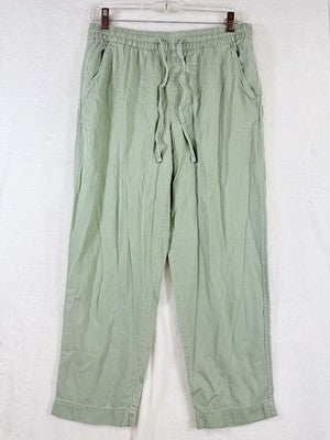 Gap Easy Pants Medium Womens Safe Green Lightweight Cotton Pull On