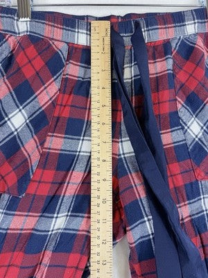 Aerie Flannel Pajama Pants Medium Red Plaid Drawstring PJ Sleep Womens
