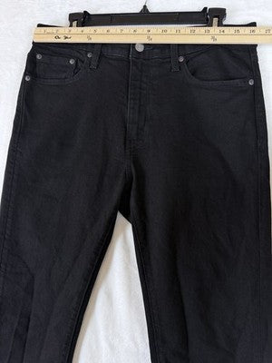 Levis 510 33x32 Jeans Black Skinny Mens Denim