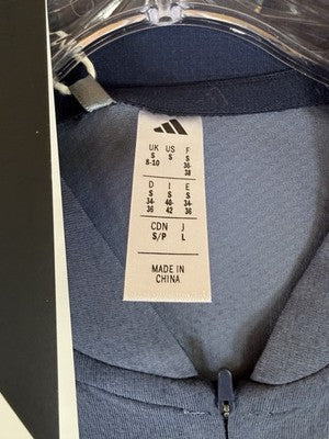 Adidas Womens Golf Polo Ultimate365 Small Shirt Sleeveless Blue New NWT