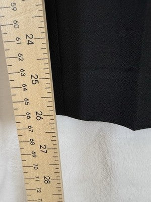J Crew Minnie Pants 4 Black Wool Blend Stretch Womens
