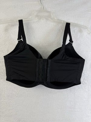 Torrid Bra 38G Black Balconette Lightly Lined Smooth Curve Womens