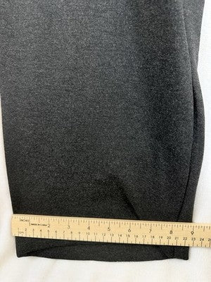 Coldwater Creek Ponte Perfect Pants Medium Gray Classic Fit Pull On Knit Womens