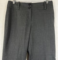 Talbots Pants 6 Petite Gray Wool Stretch Made In Italy Straight Leg Lined Women