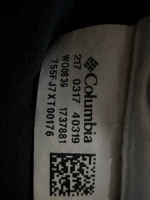 Columbia Puffer Jacket Men Large Black Down Lake 22