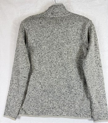Eddie Bauer Radiator Fleece Womens XS Gray 1/4 Snap Pullover Long Sleeve Tops