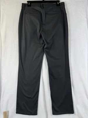 Lee Pants 10 Medium Women Relaxed Fit Straight Leg Mid Rise Gray Effortless
