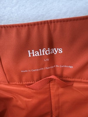 Halfdays Alessandra Primaloft Ski Snowboard Pant Women's Large Spritz Orange NWT