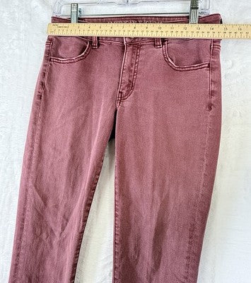 American Eagle Crop Jeggings Size 6 Jeans Pink Womens Denim Cropped