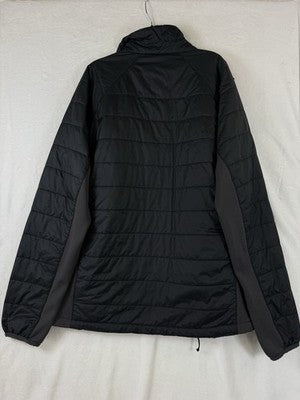 Columbia Jacket Men Medium Omni Heat Black Puffer Fill Zip Lightweight