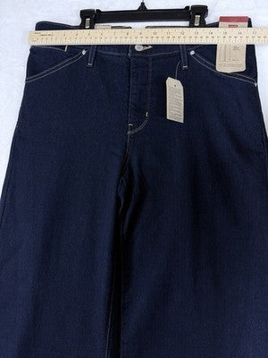 Levis 318 Shaping Wide Leg Jeans 31 Womens Dark Blue 31x32 Levi’s New NWT