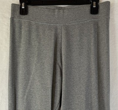 Coldwater Creek Endless Comfort Slim Leg Pants Medium Gray Knit Pull On Womens