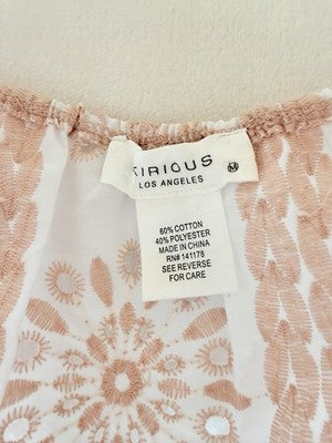 Kirious LA Top Medium Cottagecore Milkmaid Fairycore Whimsical Women Pink New