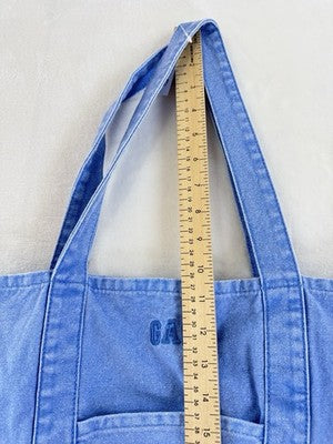 Gap Denim Logo Tote Bag Blue New NWT