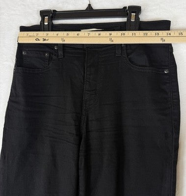 Levis 724 High Rise Straight 29 Jeans Black 29x30 Womens Levi’s