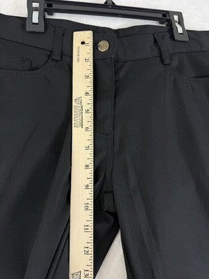 Burger King Uniform Womens 8 Jeans Pants Embroidered Logo Black Crew Employee