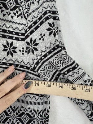 T By Talbots Tops Small Petite Long Sleeve Nordic Fair Isle Turtleneck Womens SP