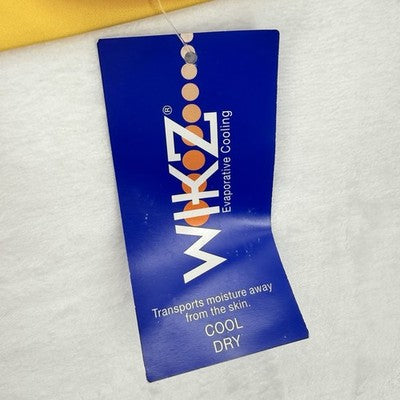 Wikz Evaporative Cooling T Shirt Womens XL V Neck Yellow New NWT