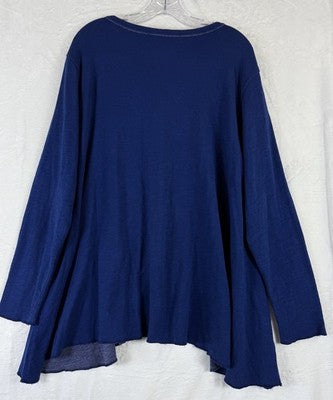 North Star Base Womens Top XL Long Sleeve Shirt XL Double Layer Angel Tee