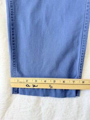 J Crew Chino Pants Womens 14 Blue Cotton