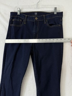 Gap True Skinny Jeans 30 Short Womens Dark Blue Rinse Denim