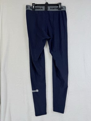 Sanabul Large Mens Base Layer Compression Pants MMA Jiu Jitsu Navy Blue