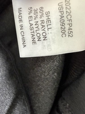 Universal Standard Ponte Pants 2XS 6 8 Gray Pull On Zip Pockets Womens New NWT