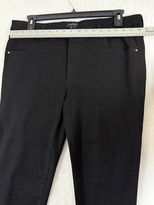 Universal Standard Jeans 16 Long 16L Black Skinny Mid Rise Tall Womens Denim