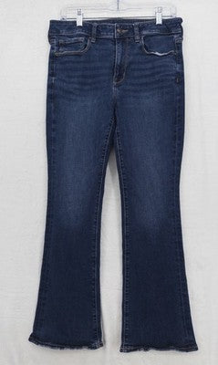 American Eagle High Rise Skinny Kick Jeans 6 X Short Blue Womens Next Level
