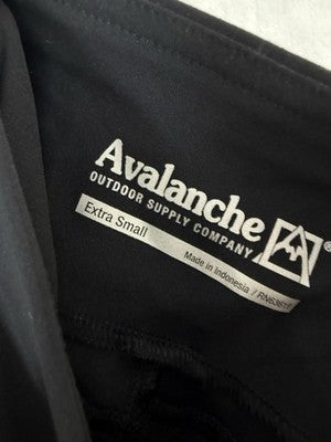 Avalanche XS Black Cargo Pants High Waist Stretch Womens NEW
