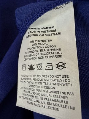 Nike 24.7 Impossibly Soft Crew Neck Large Sweatshirt Blue Mens Long Sleeve New