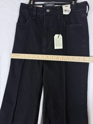 Levis Ribcage Bell Jeans 26 Black High Rise Jeans 26x30 Bell Bottom New NWT