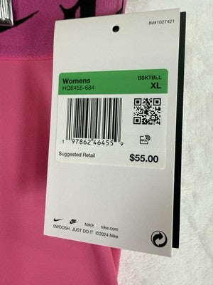 Nike Womens XL A'ja Wilson Mid Rise One Single Leg Basketball Leggings New NWT