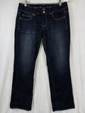 American Eagle Artist Crop Jeans 6 Womens Dark Blue